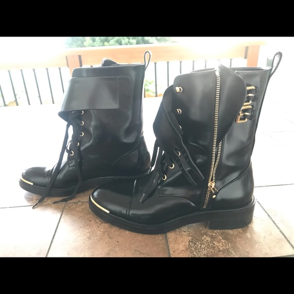 Authentic Louis Vuitton Combat Boots Size 37.5 - Picture 2 of 12